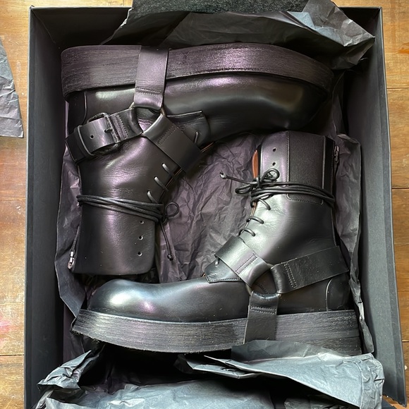 MARSELL MUSCONA COMBAT BOOTS in Nero / Black
Size 38 - US 8.5 - 9 - Picture 9 of 10